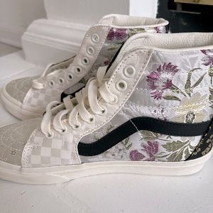 Vans Ua Sk8-hi Brocade Women’s 8 Patchwork/True White